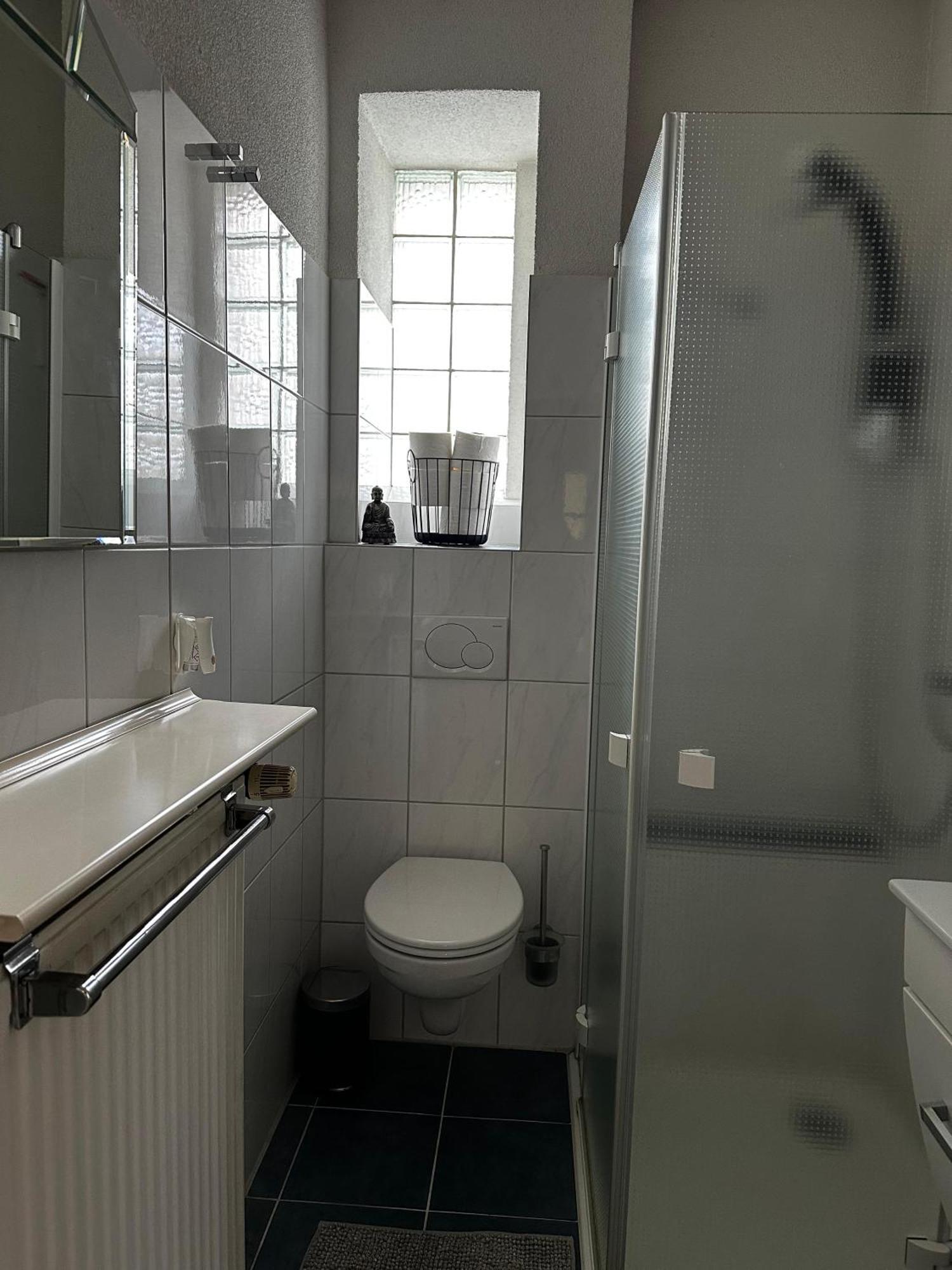 Maisonettewohnung Im Loft Stil Mit Wunderschoener Terrasse Karlsruhe Kültér fotó